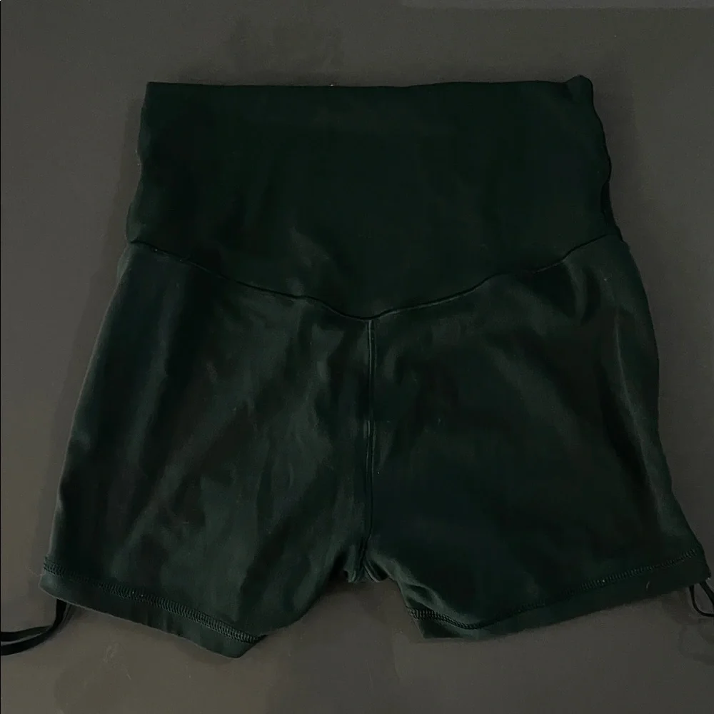 Aerie Teal High-Rise Athletic Shorts - Picture 7 of 7
